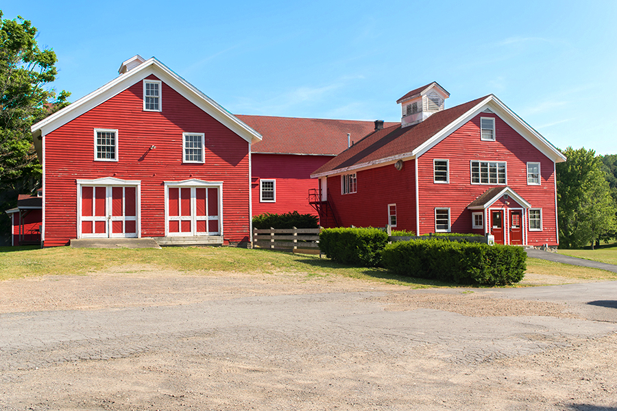 Fallbrook Building - red