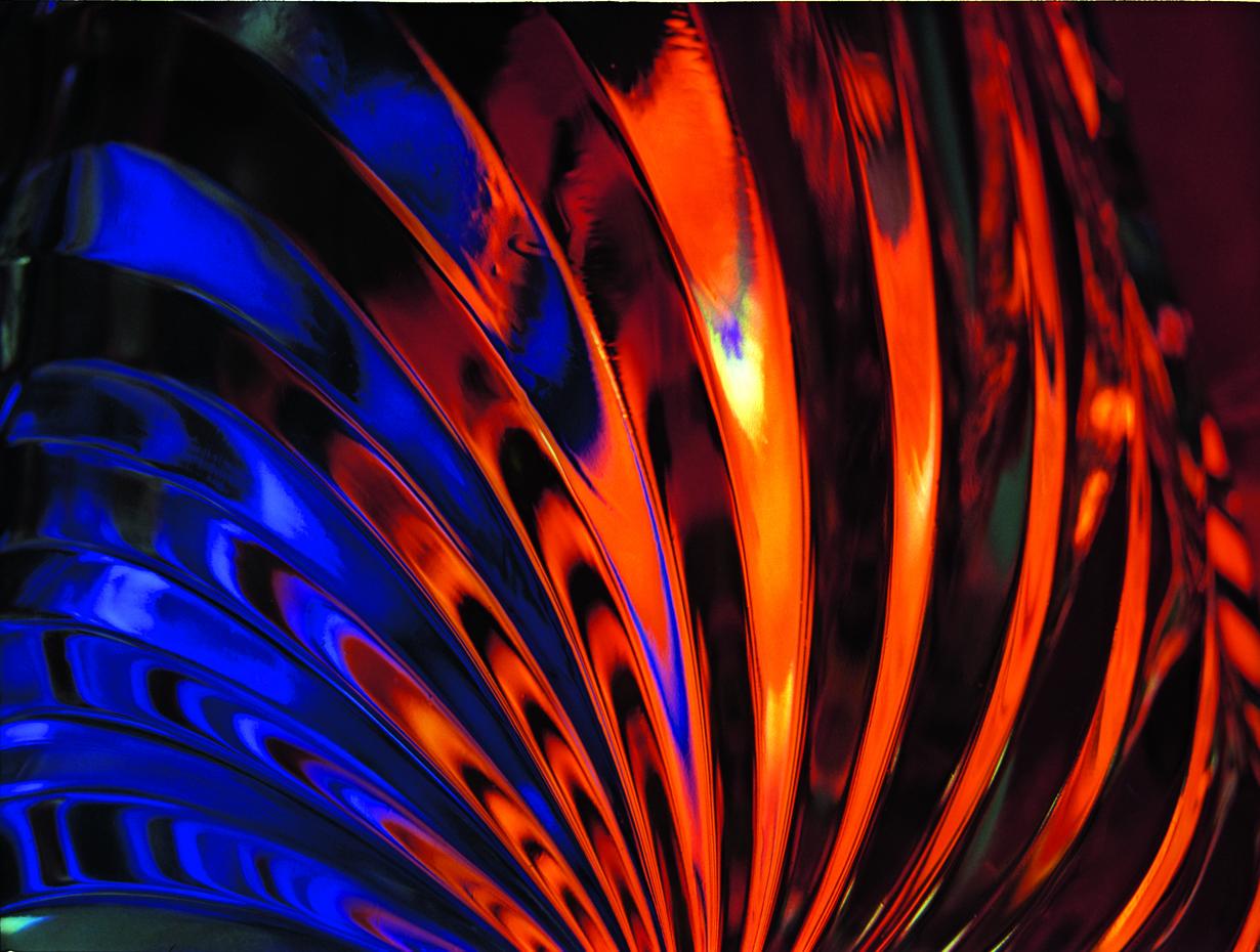 A colorful abstract-looking photo titled Fire and Water