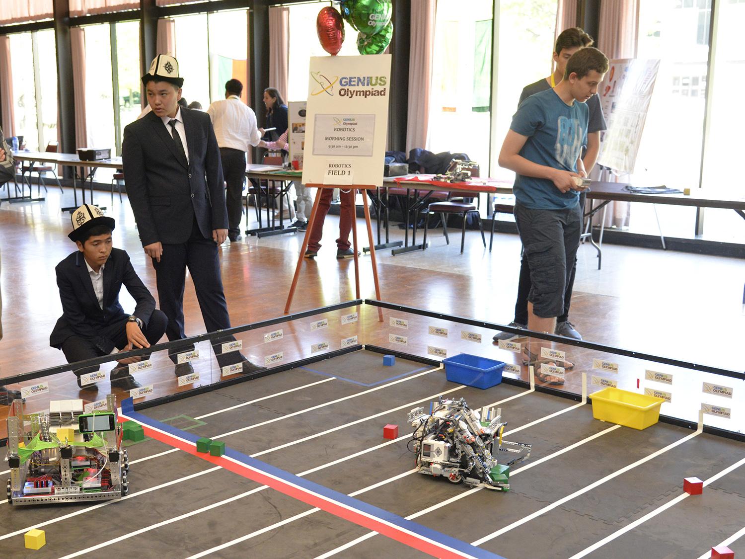 Students take part in robotics competition