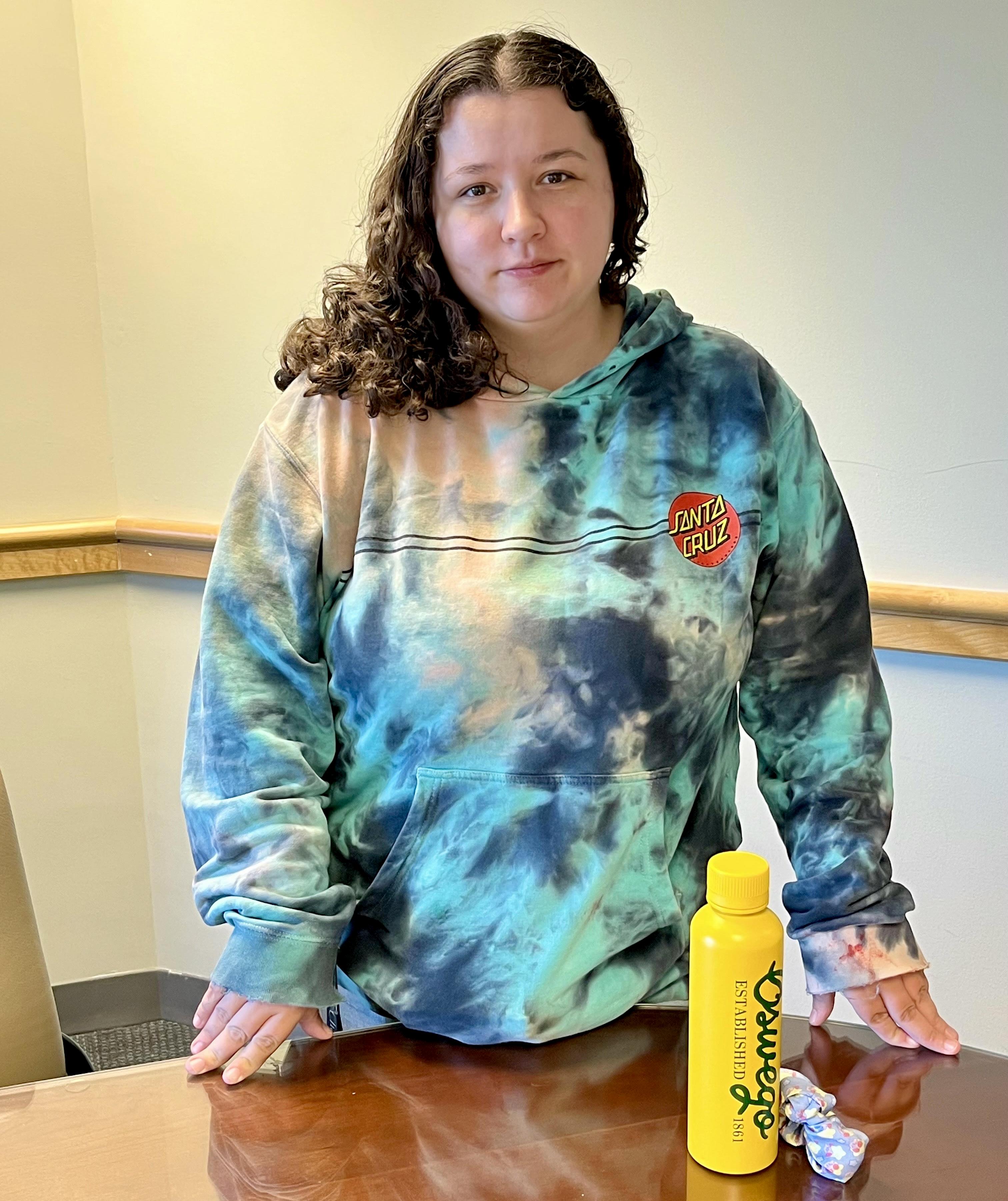 Jordyn Enrile is an information science major who transferred from Onondaga Community College.