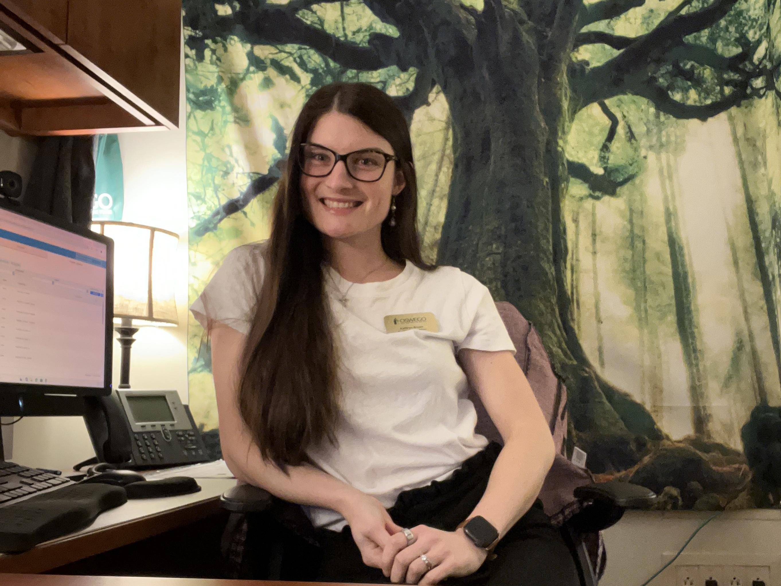 Katie Brown has gone from an undeclared undergraduate at SUNY Oswego to a professional advisor guiding today's Lakers