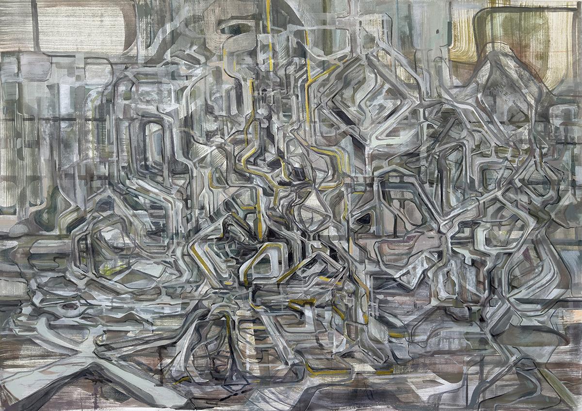 Abstract painting by Christopher McEvoy