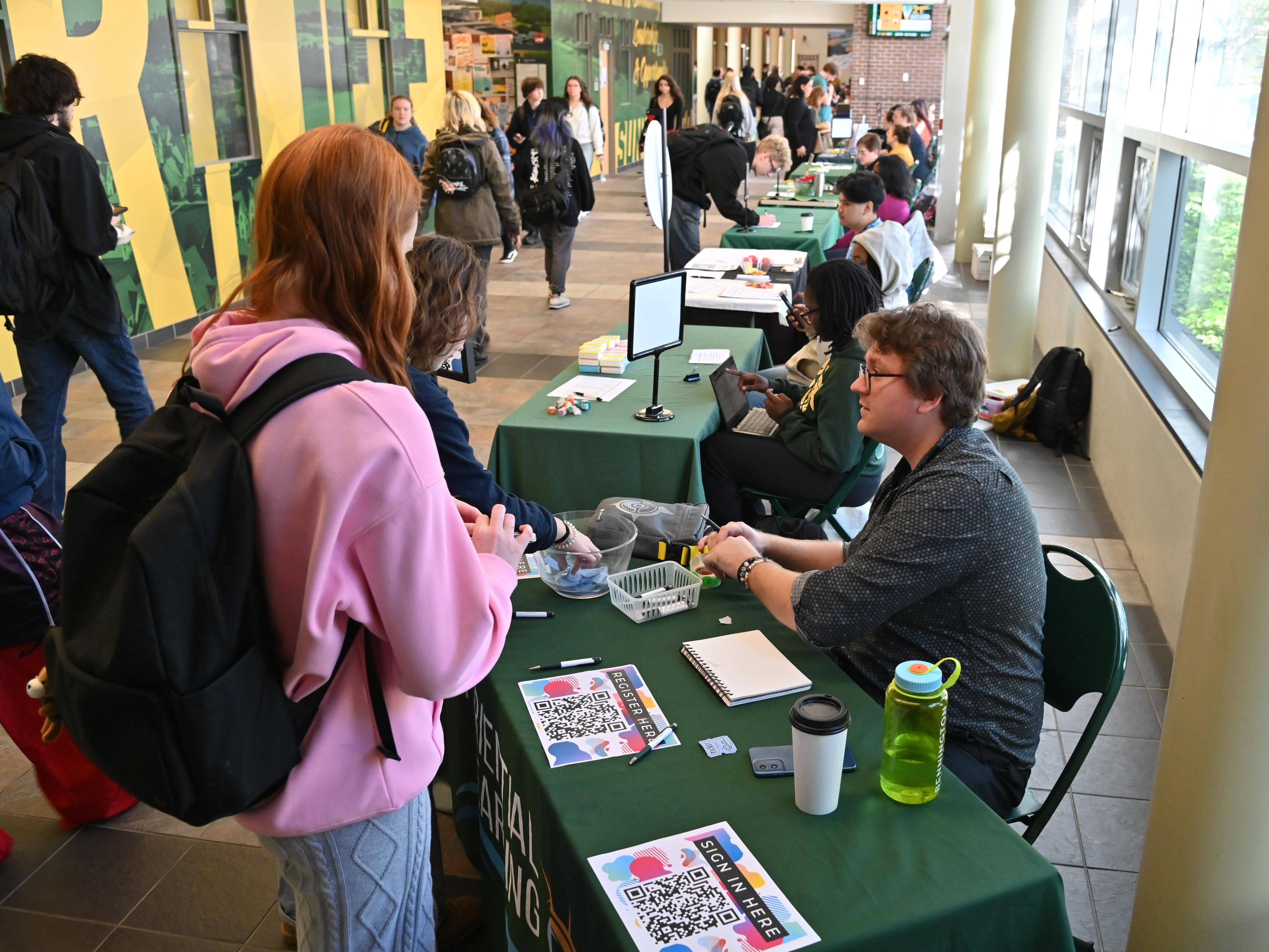 Students learn abourt a wide variety of employment, internship and other positions during the annual Campus Opportunities Expo
