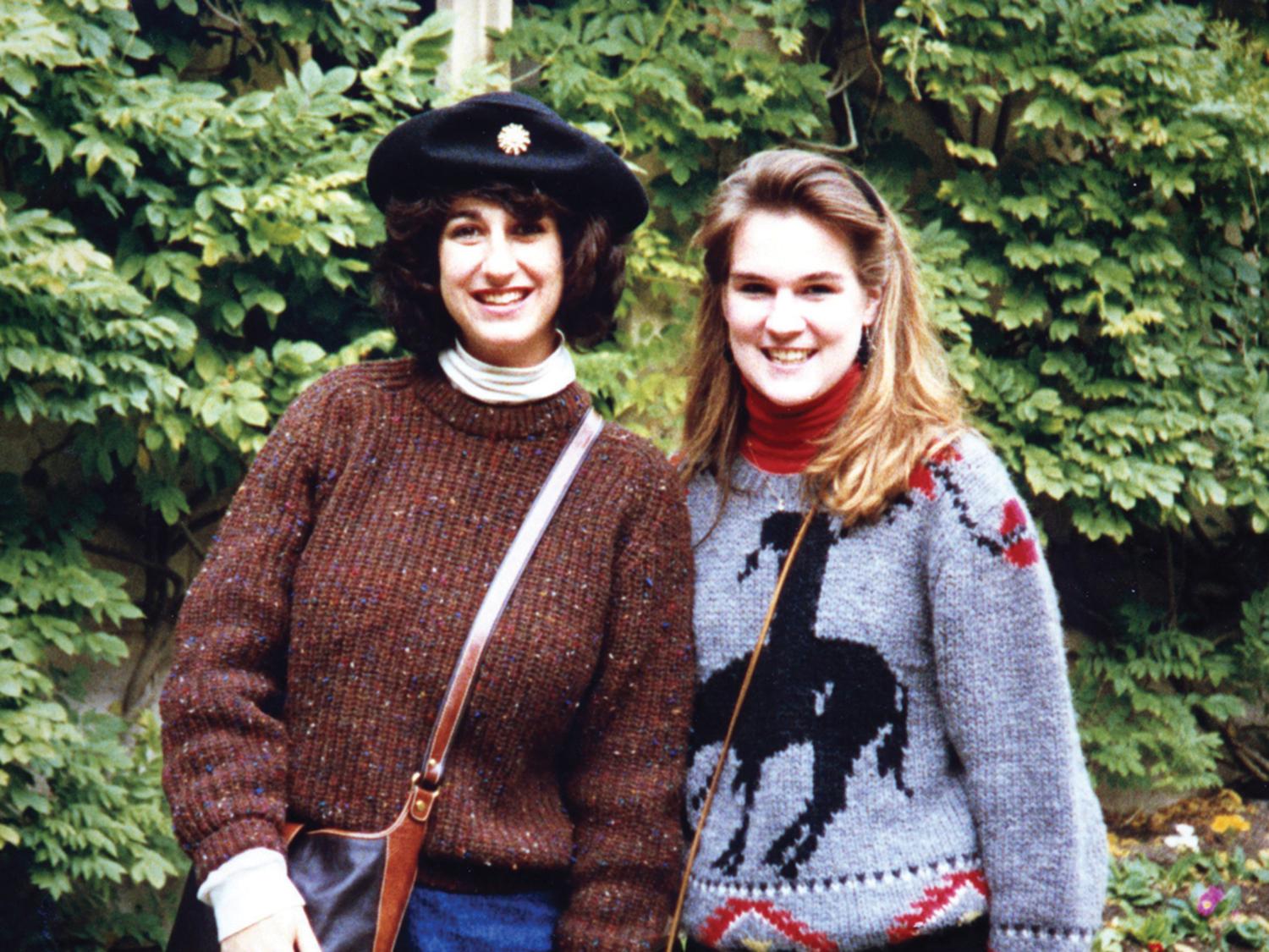 Colleen Brunner ’90 and Lynne Hartunian ’89, Oswego students lost in the Pan Am 103 bombing in 1988