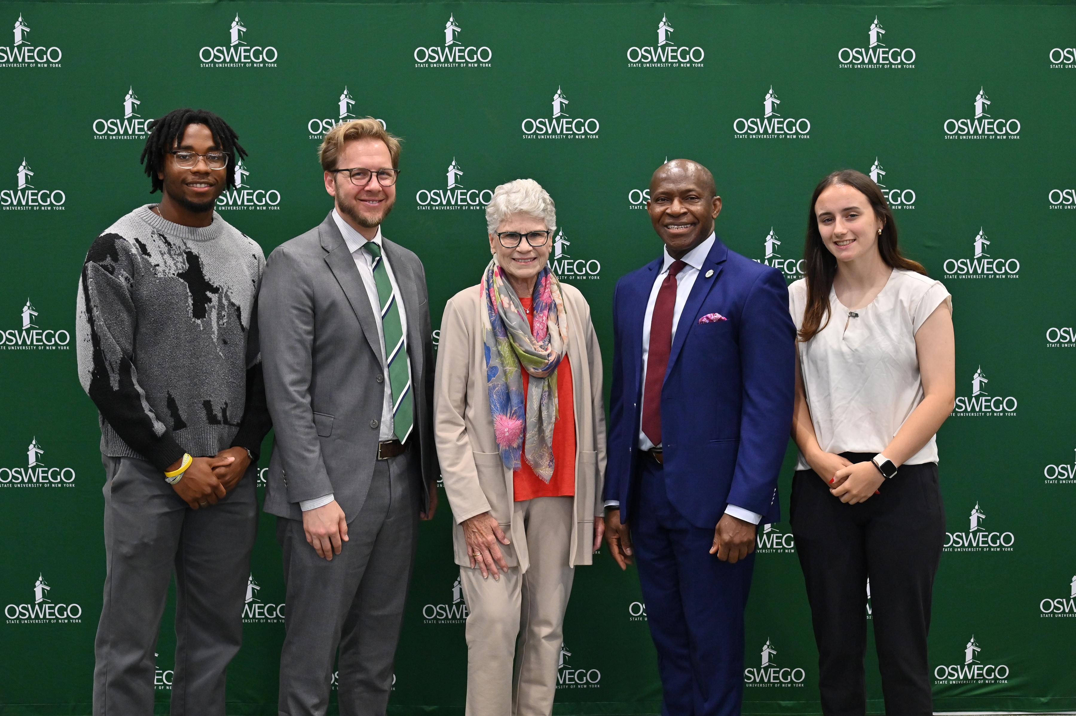 SUNY Oswego provided a record number of donor-funded scholarships –- 900 -– in the 2024-25 academic year, with support continuing to trend upward. 