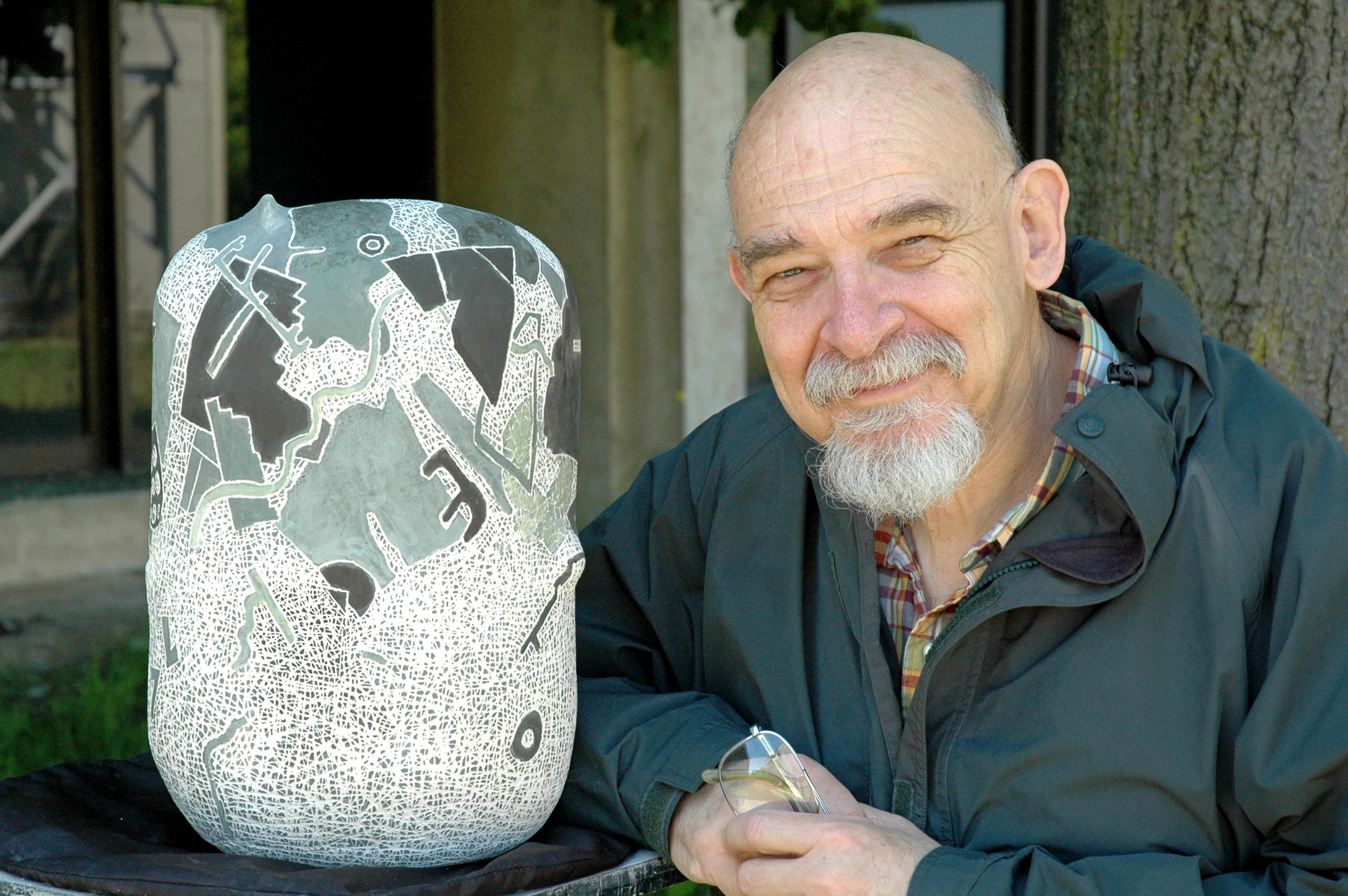 The late Richard Zakin, a longtime art professor and noted ceramicist