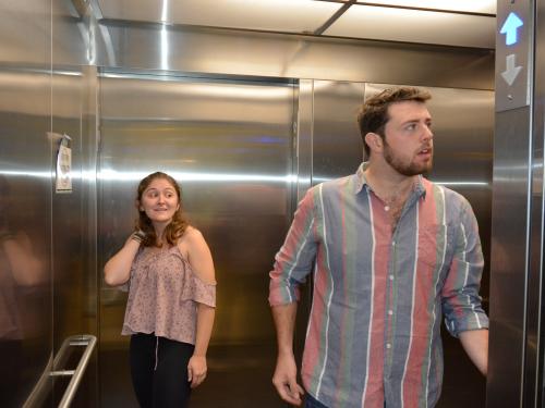 Michaela Buckley and Sean Ryan's new play takes place in an elevator