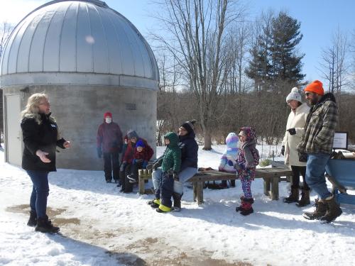 Families take part in the 2023 edition of Celebrate Snow at Rice Creek Field Station