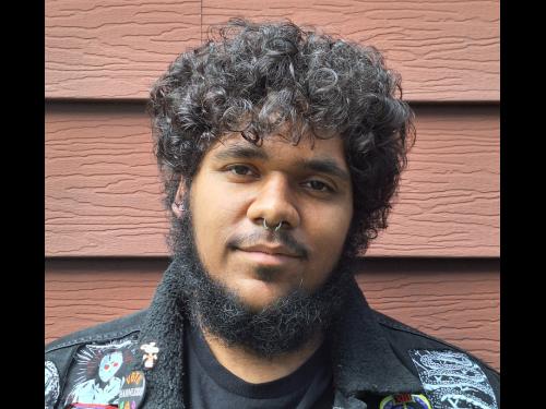 Creative writing major Isaiah Bedoar will take on a new challenge this Friday, Oct. 4, engaging with author and SUNY Oswego professor Soma Mei Sheng Frazier in a public conversation about "Off the Books," Frazier’s debut novel