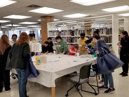 Participants in a previous Maker Madness have fun while learning about making things