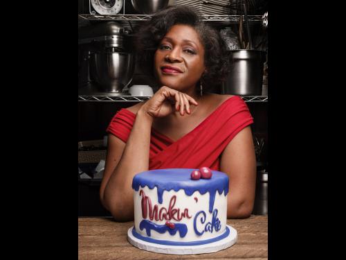 In her one-woman show, “Makin’ Cake,” Dasha Kelly Hamilton slices into American history exploring race, culture and class with aha-moments and poignant vignettes, digital media and a supporting cast of two on-stage bakers. 