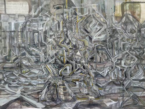 Abstract painting by Christopher McEvoy