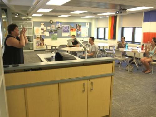 American Sign Language class during SUNY Oswego Summer Sessions