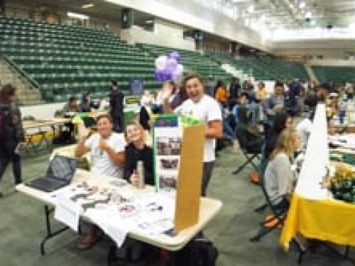 Students make connections at the Student Involvement Fair