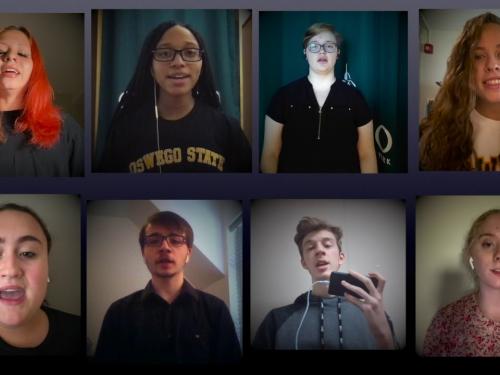 SUNY Oswego Virtual Choir performs "Hallelujah"
