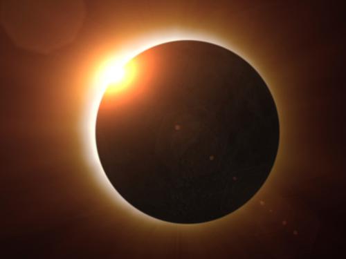 A NASA visualizaton of a total solar eclipse