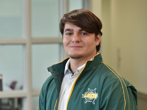 Cesar Figueroa is pursuing his dreams by attending Oswego as a nontraditional student
