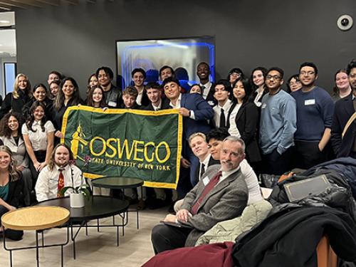 Students and alumni celebrate the success of NYC Career Connections