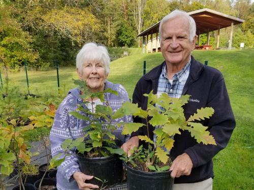 -- Jane and George Pauk recently pledged $5,000 per year for five years ($25,000 total) to the Canal Forest Restoration Project at SUNY Oswego's Rice Creek Field Station