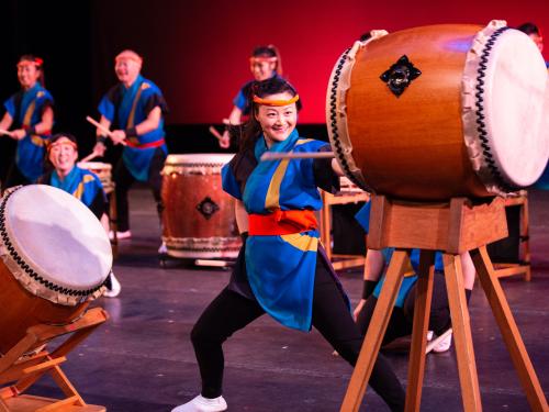 The San Jose Taiko Conservatory will bring its high-energy traditional Japanese drumming to SUNY Oswego for a show at 7 p.m. on Wednesday, March 6, in Waterman Theatre.