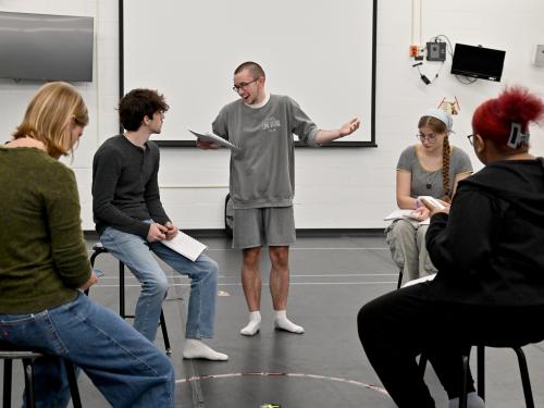 SUNY Oswego’s Theatre Department’s second show of the season, “The Grown Ups,” unfolds as an educational and entertaining experience with a production directed by a student and with students as lead designers and technicians.