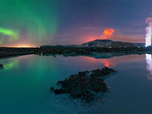 A Triply Glowing Night Sky over Iceland Credit & Copyright: Wioleta Gorecka