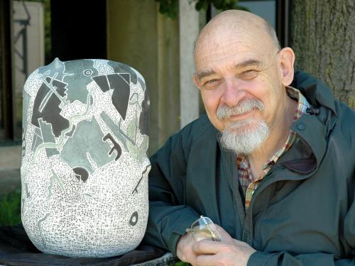 The late Richard Zakin, a longtime art professor and noted ceramicist