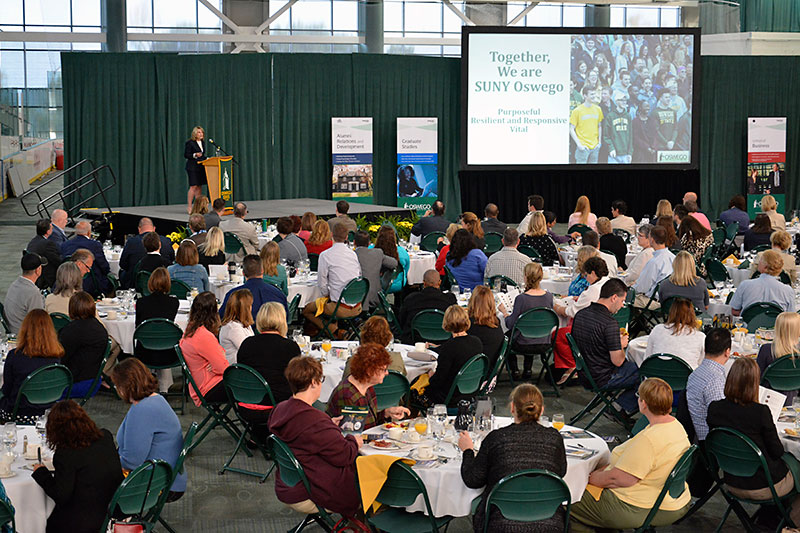 President Deborah F. Stanley at opening breakfast