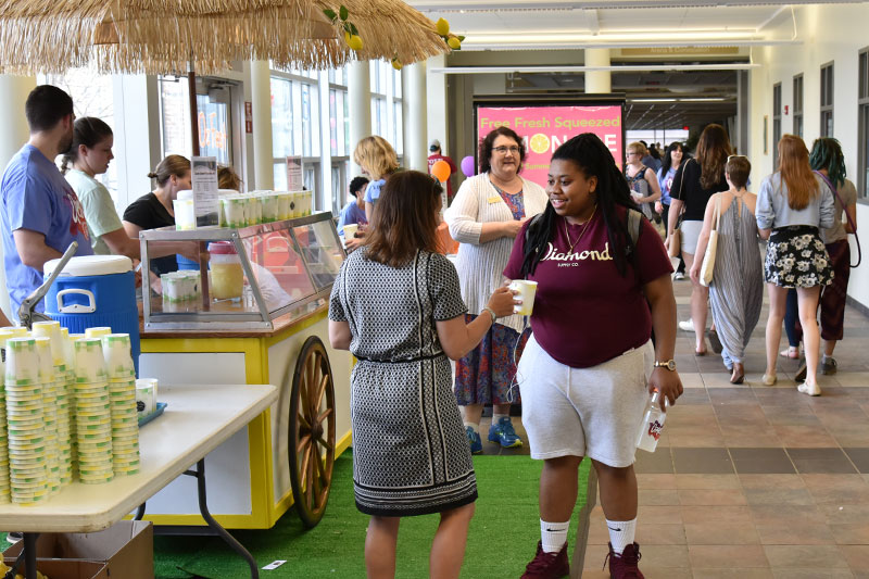 Free lemonade was among the many offerings at OzFest