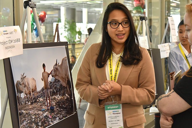 Anindya Revina Larasati, a student from Indonesia, talks about her environmental photography