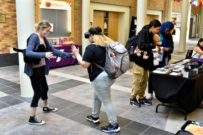 The annual Mental Health and Wellness Fair, free for all SUNY Oswego students and employees, introduces students to local services, vendors, student organizations, offices and academic departments to promote health and wellness. 