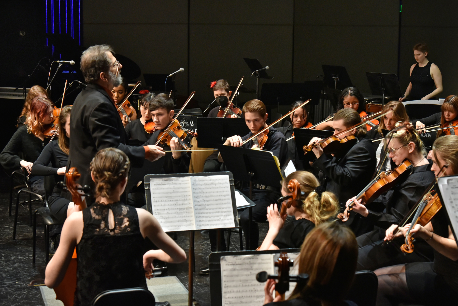 The "Collage" Concert, held March 3 in Waterman Theatre, featured student and faculty performers from the SUNY Oswego Department of Music performing a wide range of selections from jazz to classical and beyond. 