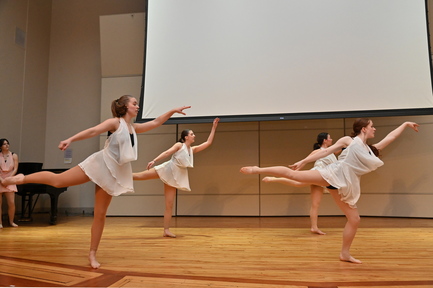 Del Sarte Dance Club performing at the Student Leadership Ceremony.