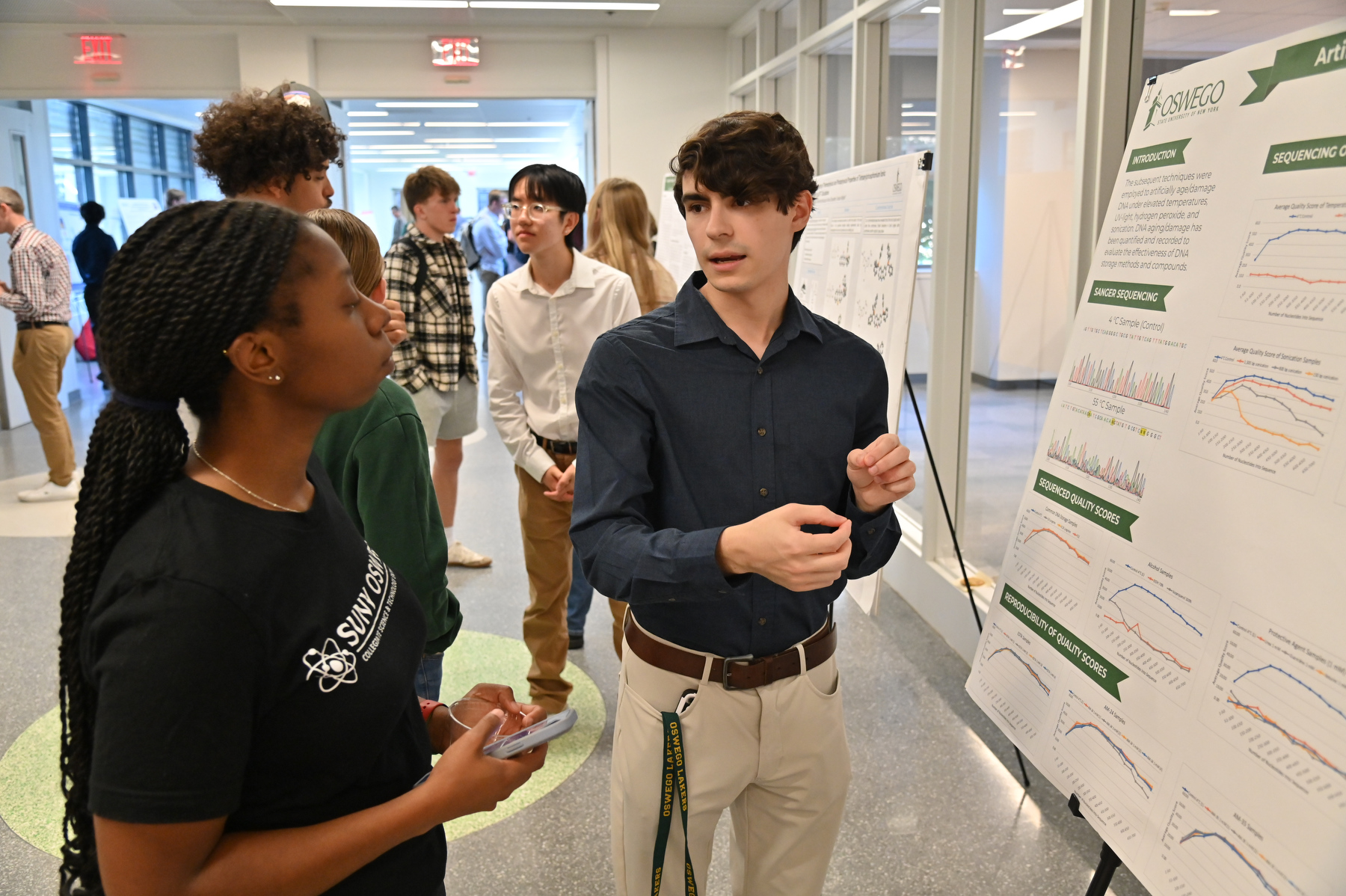The campus community was invited to attend the Sept. 12 fall research symposium to learn more about students' scholarly and creative work taking place on campus over the summer. 
