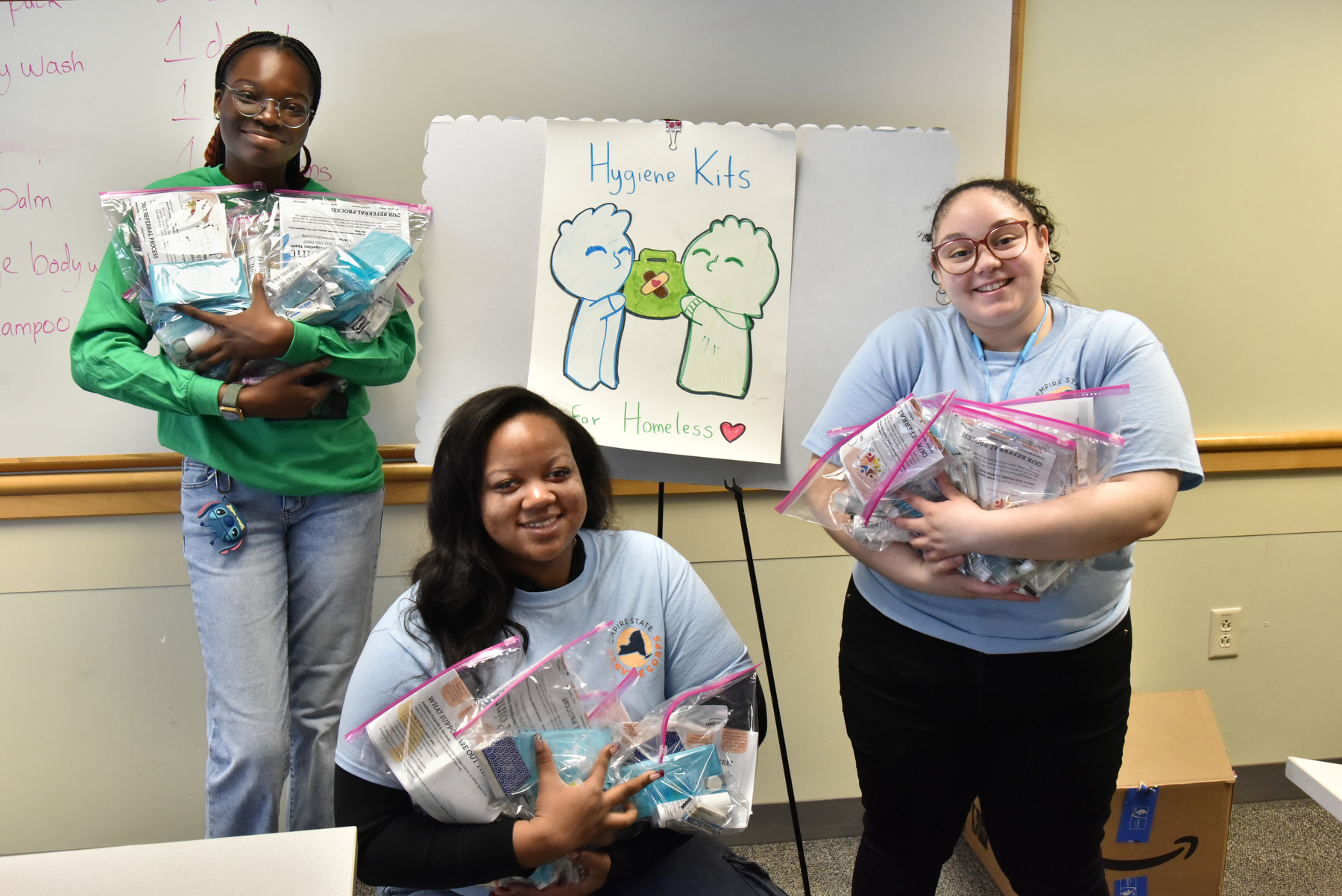 Many students participated in the annual Martin Luther King Jr. Day of Service on Feb. 7, honoring King’s commitment to direct action and community support, including students packing hygiene kits for the homeless.