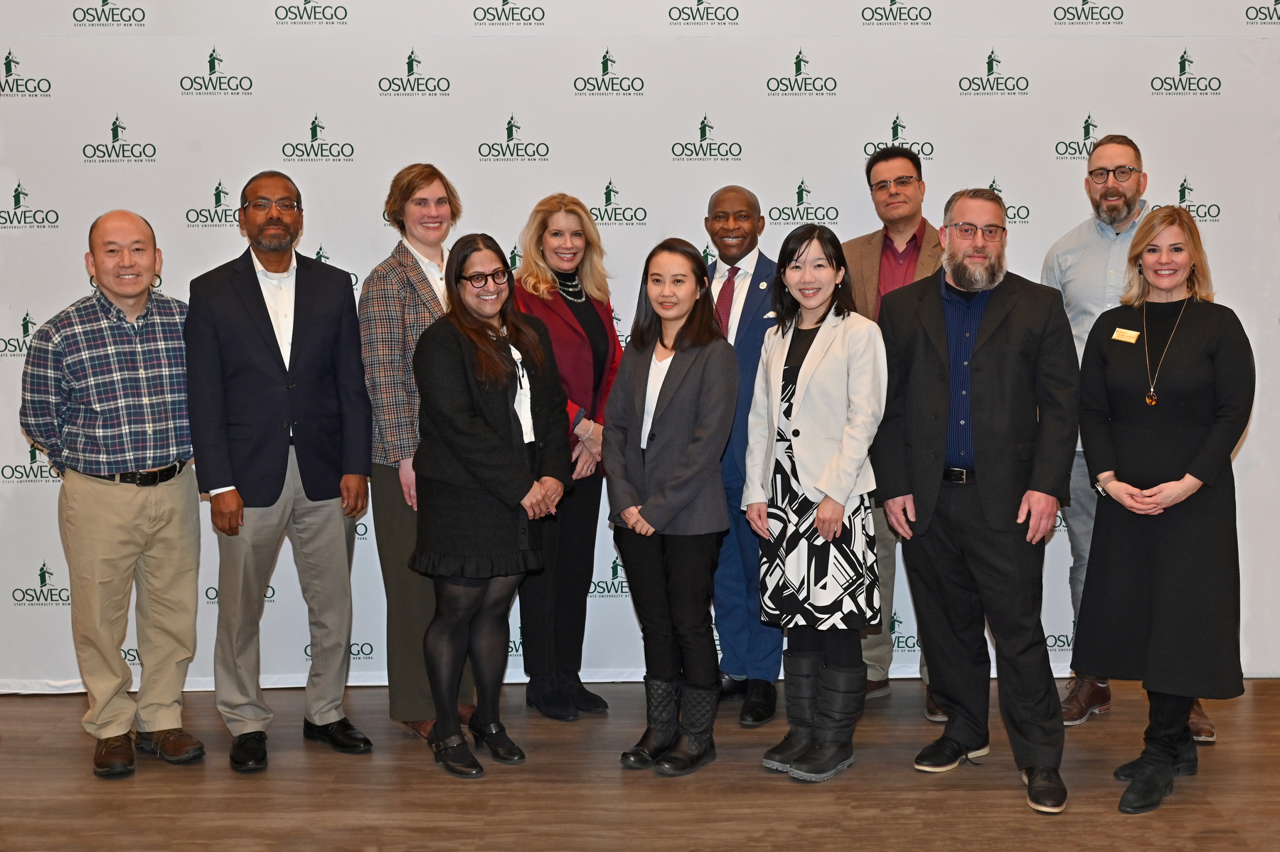 Ten faculty members were promoted to the rank of full professor marked by a ceremony held Feb. 12 in Hewitt Hall ballroom. 