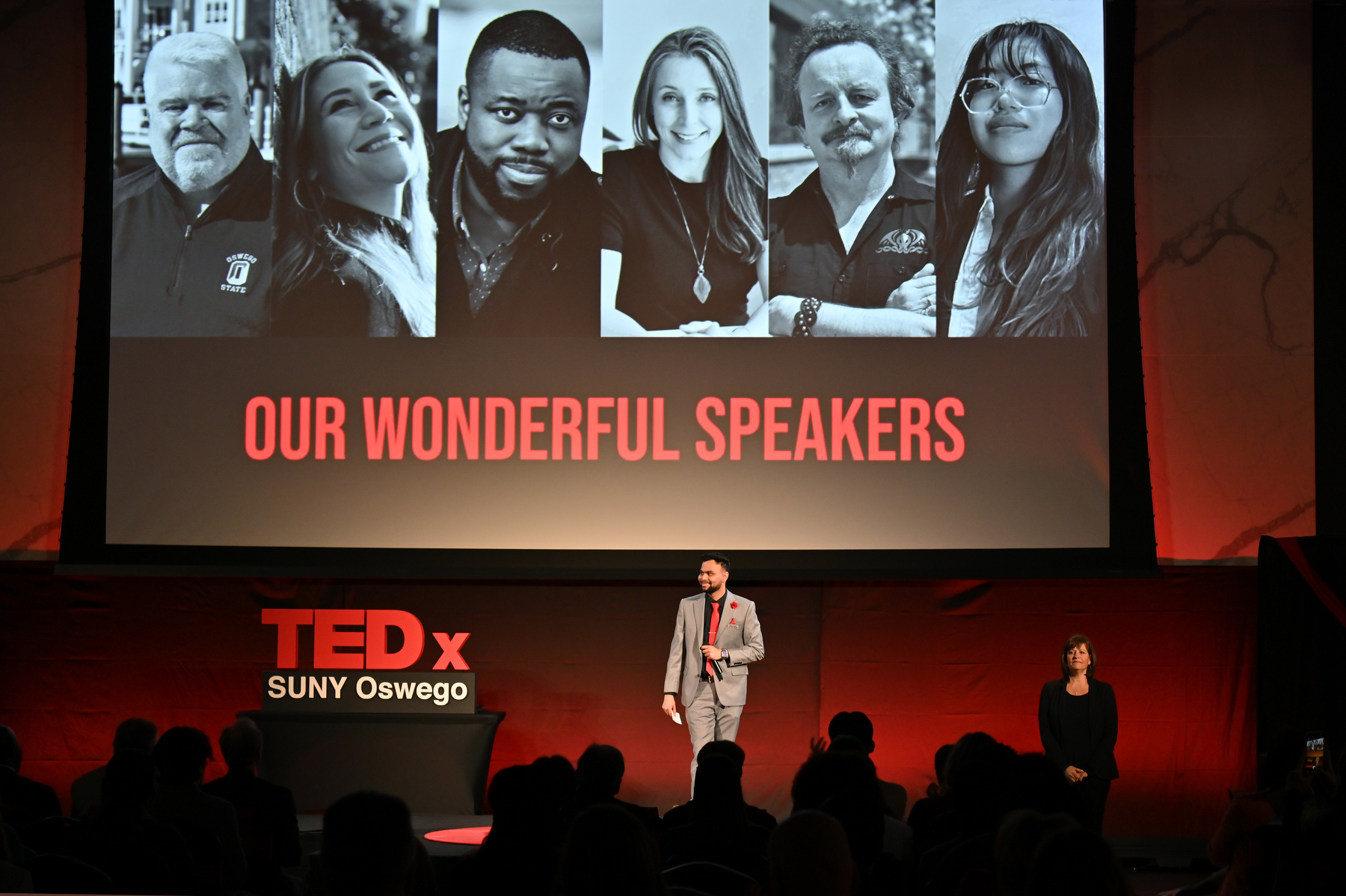 TEDxSUNY Oswego’s second annual signature event, “Ideas Move People,” unfolded in March in Hewitt Hall Ballroom. 