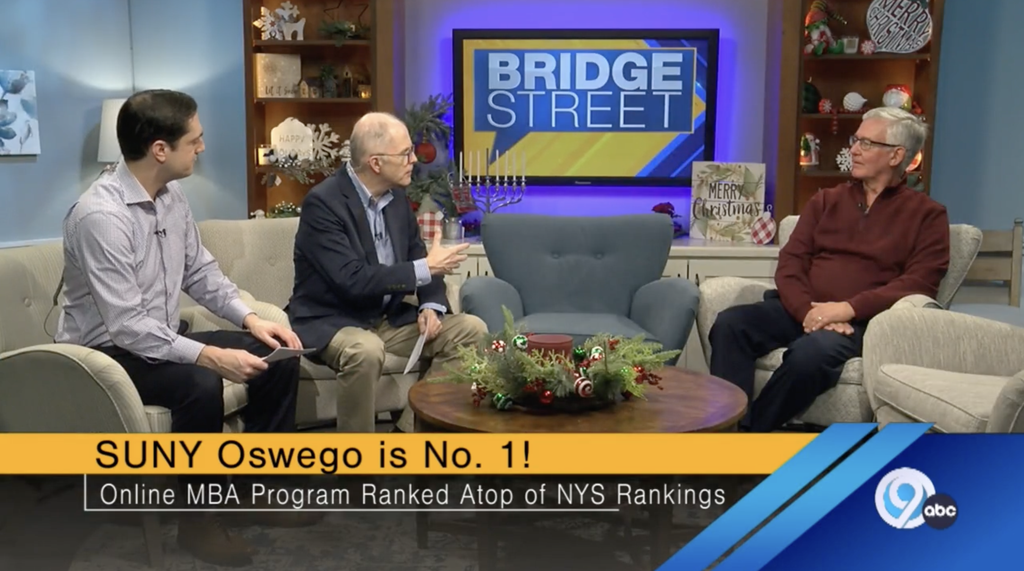 screenshot of bridge street tv segment