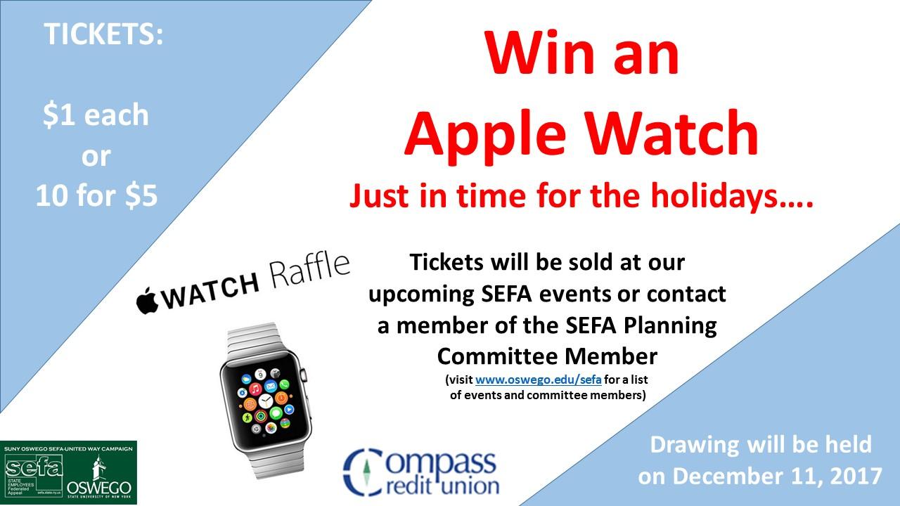 Win an Apple Watch - just in time for the holidays!