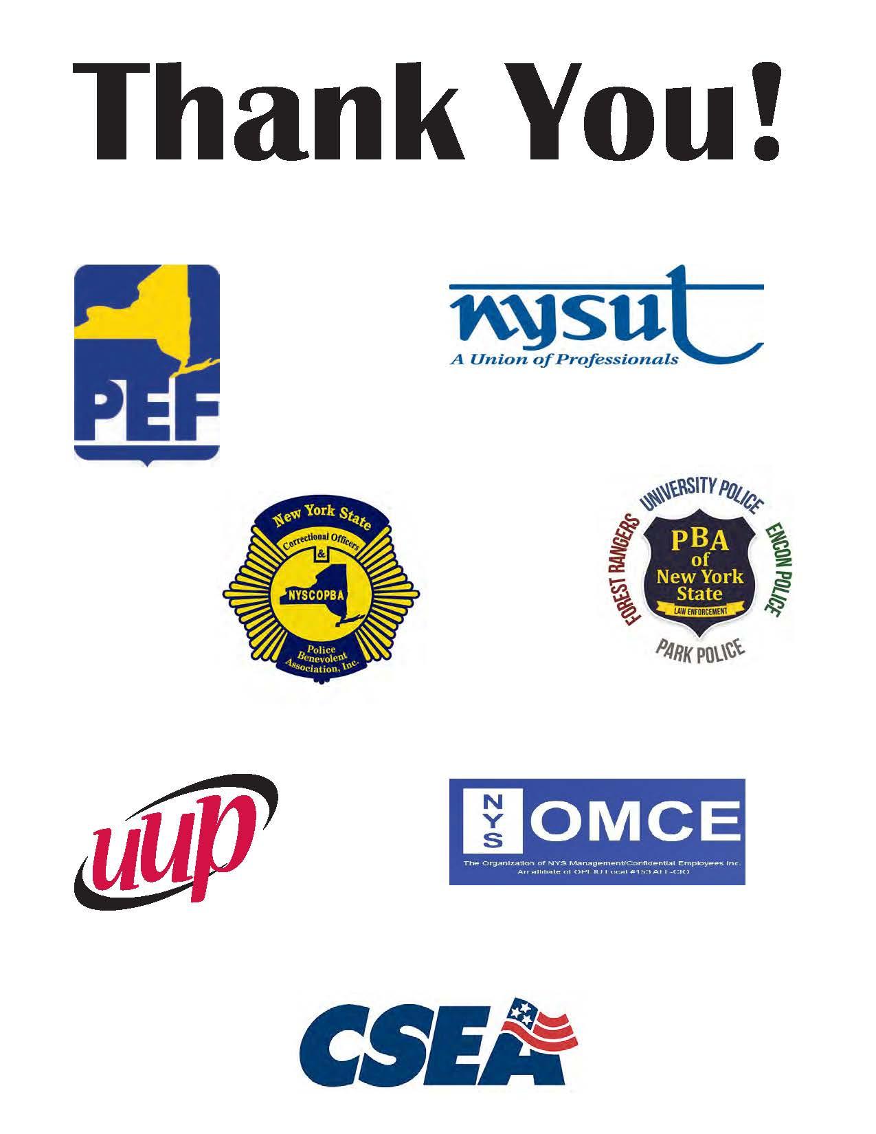 Campus Unions Say Thank You for Your Contribution!